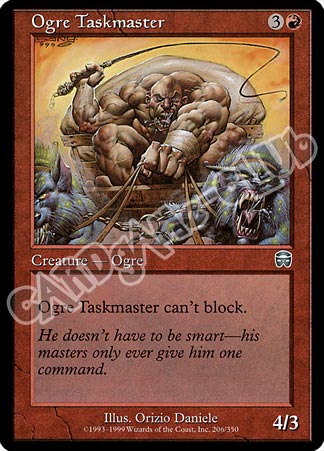 206 / 350 Ogre Taskmaster non comune (EN) -NEAR MINT-