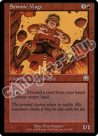 211 / 350 Seismic Mage rara (EN) -NEAR MINT-