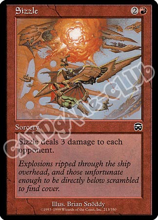 213 / 350 Sizzle comune (EN) -NEAR MINT-