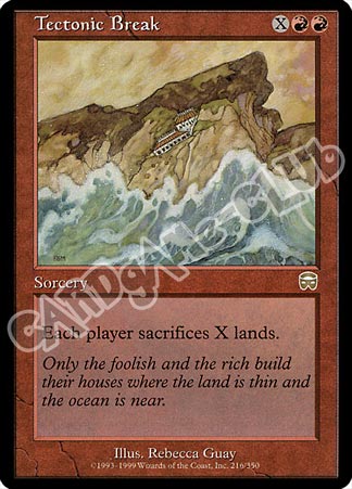 216 / 350 Tectonic Break rara (EN) -NEAR MINT-
