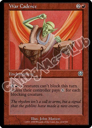 224 / 350 War Cadence non comune (EN) -NEAR MINT-