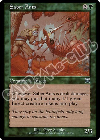 267 / 350 Saber Ants non comune (EN) -NEAR MINT-