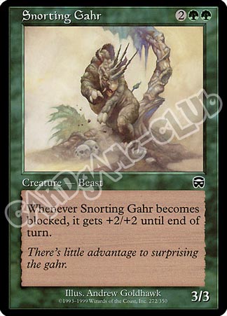 272 / 350 Snorting Gahr comune (EN) -NEAR MINT-