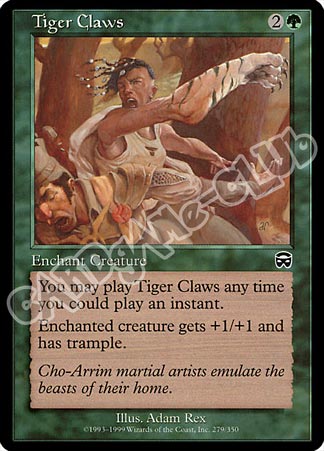 279 / 350 Tiger Claws comune (EN) -NEAR MINT-