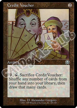 289 / 350 Credit Voucher non comune (EN) -NEAR MINT-