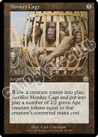 307 / 350 Monkey Cage rara (EN) -NEAR MINT-