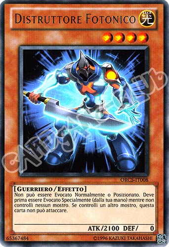 ORCS-IT008 Distruttore Fotonico rara Unlimited (IT) -NEAR MINT-