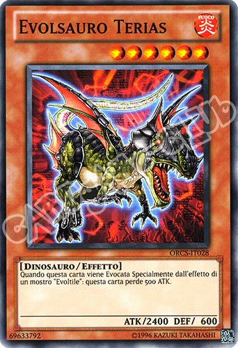 ORCS-IT028 Evolsauro Terias comune Unlimited (IT) -NEAR MINT-