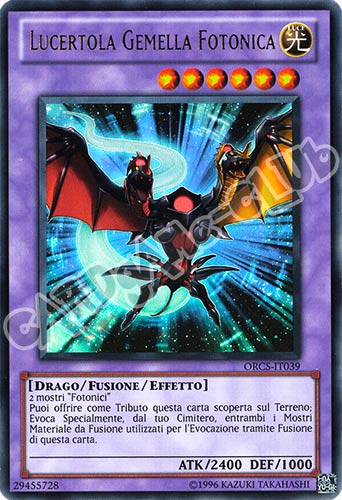 ORCS-IT039 Lucertola Gemella Fotonica ultra rara Unlimited (IT) -NEAR MINT-