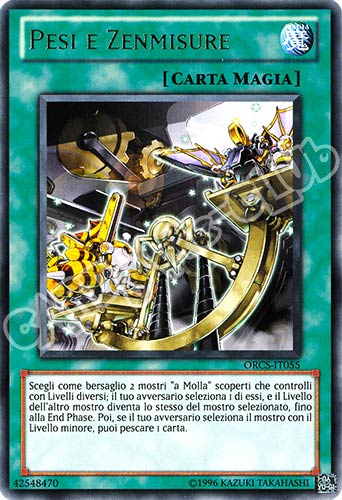 ORCS-IT055 Pesi e Zenmisure rara Unlimited (IT) -NEAR MINT-