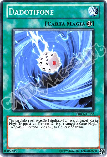 ORCS-IT063 Dadotifone comune Unlimited (IT) -NEAR MINT-