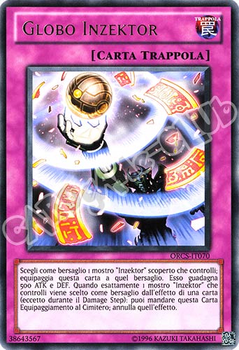 ORCS-IT070 Globo Inzektor rara Unlimited (IT) -NEAR MINT-