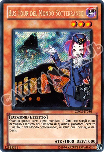 ORCS-IT086 Bus Tour del Mondo Sotterraneo rara segreta Unlimited (IT)  -GOOD-