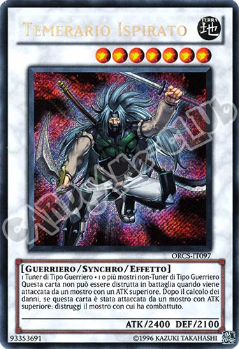 ORCS-IT097 Temerario Ispirato rara segreta Unlimited (IT)  -PLAYED-