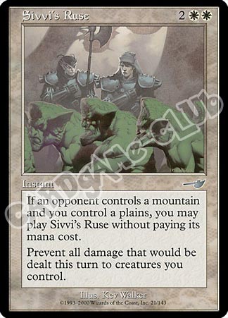 021 / 143 Sivvi's Ruse non comune (EN) -NEAR MINT-