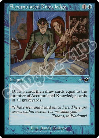 026 / 143 Accumulated Knowledge comune (EN) -NEAR MINT-