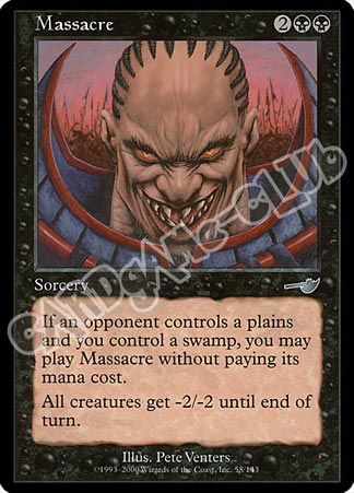 058 / 143 Massacre non comune (EN) -NEAR MINT-