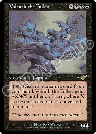 075 / 143 Volrath the Fallen rara (EN) -NEAR MINT-