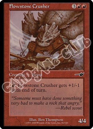 081 / 143 Flowstone Crusher comune (EN) -NEAR MINT-