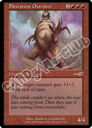 082 / 143 Flowstone Overseer rara (EN) -NEAR MINT-