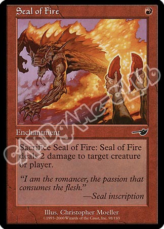098 / 143 Seal of Fire comune (EN) -NEAR MINT-