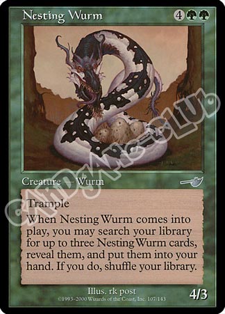 107 / 143 Nesting Wurm non comune (EN) -NEAR MINT-