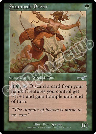 122 / 143 Stampede Driver non comune (EN) -NEAR MINT-