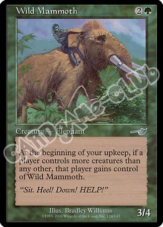 124 / 143 Wild Mammoth non comune (EN) -NEAR MINT-