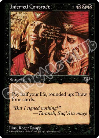 Infernal Contract rara (EN) -NEAR MINT-