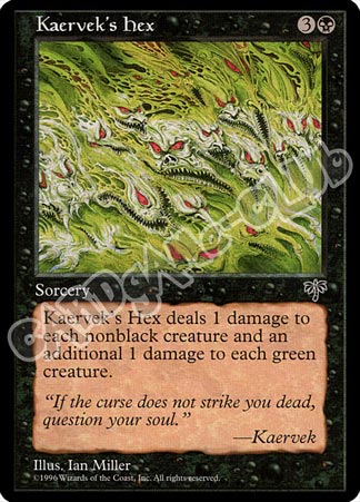 Kaervek's Hex non comune (EN) -NEAR MINT-