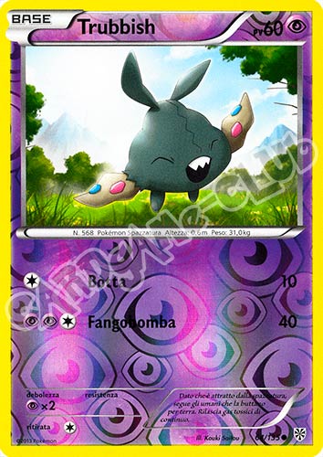 064 / 135 Trubbish comune foil reverse (IT) -NEAR MINT-