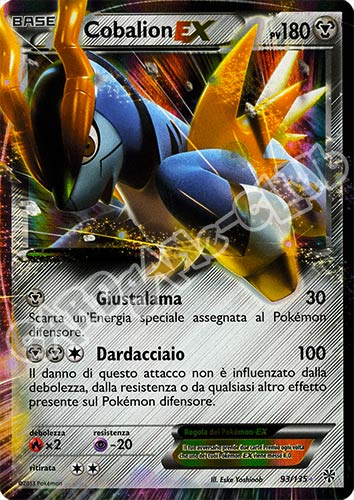 093 / 135 Cobalion EX rara ex (IT)  -GOOD-