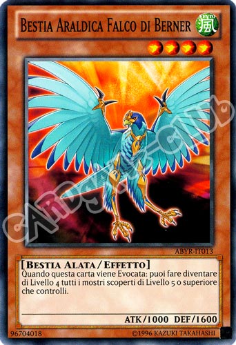 ABYR-IT013 Bestia Araldica Falco di Berner comune Unlimited (IT) -NEAR MINT-