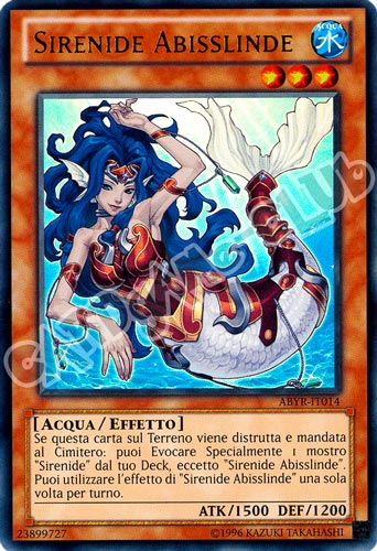 ABYR-IT014 Sirenide Abisslinde ultra rara Unlimited (IT) -NEAR MINT-