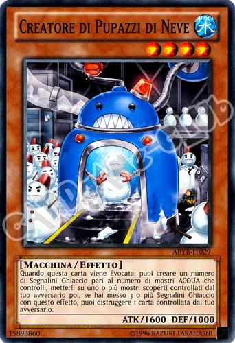 ABYR-IT029 Creatore di Pupazzi di Neve comune Unlimited (IT) -NEAR MINT-