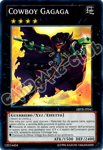 ABYR-IT041 Cowboy Gagaga super rara Unlimited (IT) -NEAR MINT-