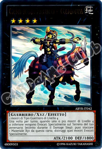 ABYR-IT042 Campione Eroico - Gandiva ultra rara Unlimited (IT) -NEAR MINT-