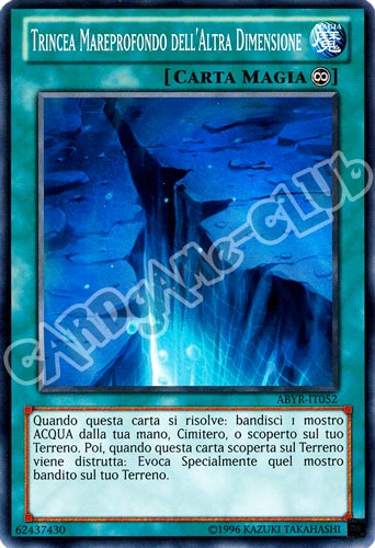 ABYR-IT052 Trincea Mareprofondo dell'Altra Dimensione comune Unlimited (IT) -NEAR MINT-