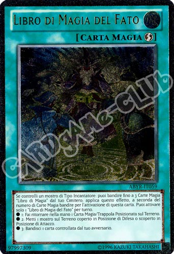 ABYR-IT059 Libro di Magia del Fato rara ultimate Unlimited (IT) -NEAR MINT-