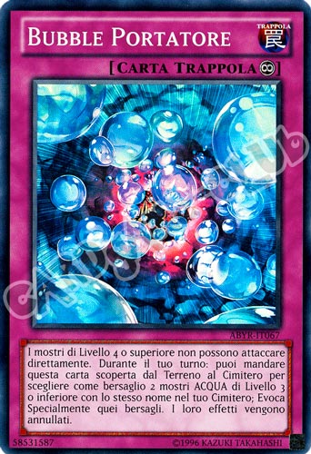 ABYR-IT067 Bubble Portatore super rara Unlimited (IT) -NEAR MINT-