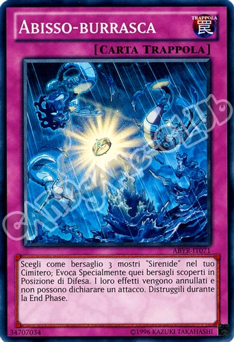 ABYR-IT071 Abisso-Burrasca super rara Unlimited (IT) -NEAR MINT-