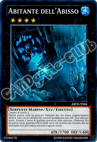 ABYR-IT084 Abitante dell'Abisso super rara Unlimited (IT)  -PLAYED-