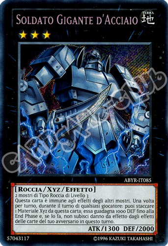 ABYR-IT085 Soldato Gigante d'Acciaio rara segreta Unlimited (IT) -NEAR MINT-