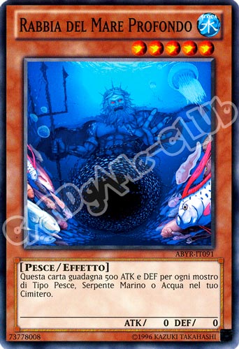 ABYR-IT091 Rabbia del Mare Profondo comune Unlimited (IT) -NEAR MINT-
