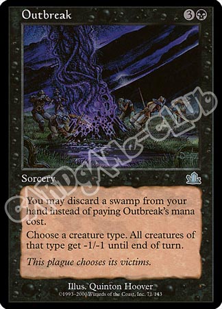 071 / 143 Outbreak non comune (EN) -NEAR MINT-