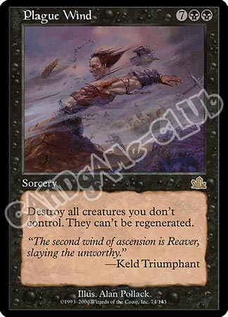 074 / 143 Plague Wind rara (EN) -NEAR MINT-