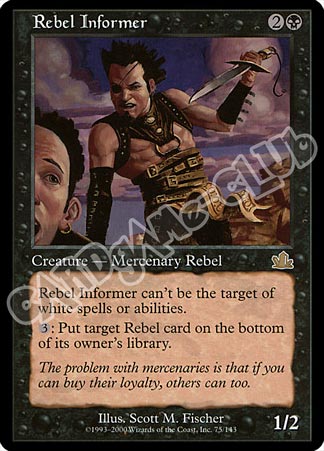 075 / 143 Rebel Informer rara (EN) -NEAR MINT-