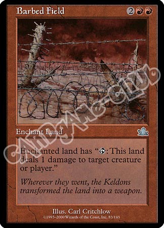083 / 143 Barbed Field non comune (EN) -NEAR MINT-