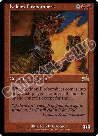094 / 143 Keldon Firebombers rara (EN) -NEAR MINT-