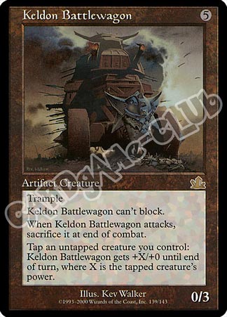 139 / 143 Keldon Battlewagon rara (EN) -NEAR MINT-